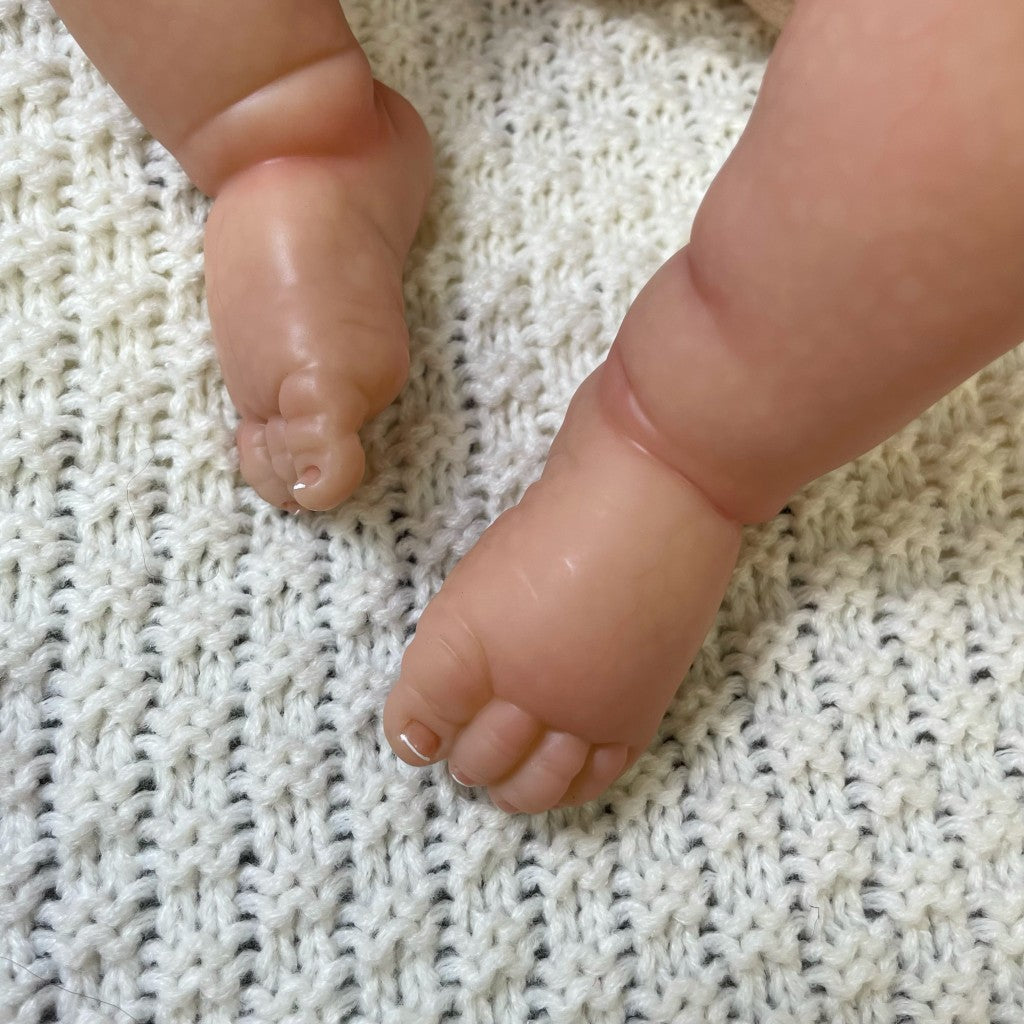 Mrb 20 Polegada realista pintado reborn bebê bonecas louloou 3d pele realista b