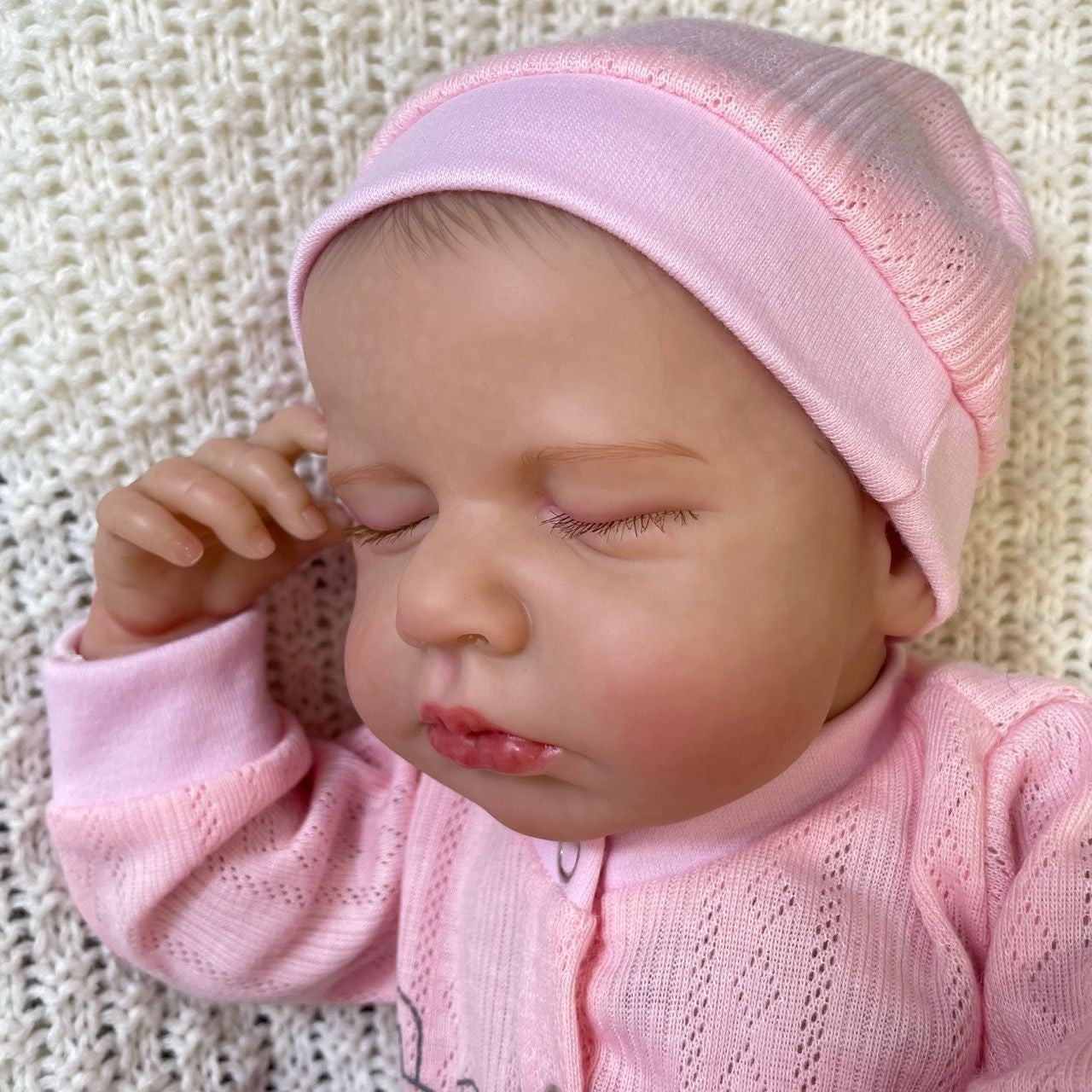 Mrb 20 Polegada realista pintado reborn bebê bonecas louloou 3d pele realista b
