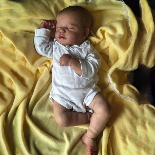 Mrb 50cm realista acabado bebe reborn silicone vinil pano corpo boneca louladou